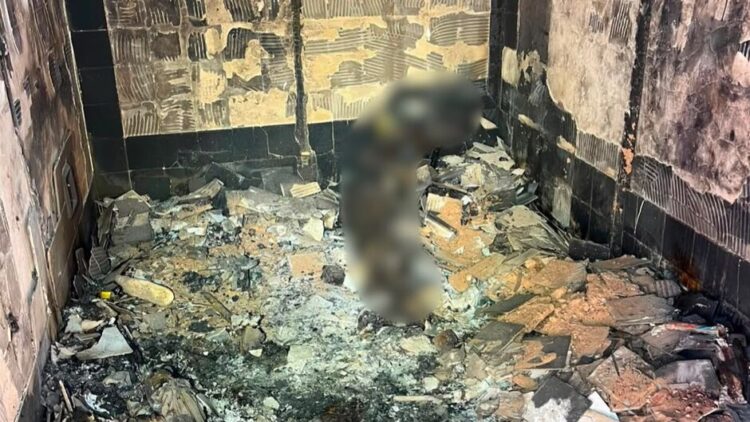 Corpo carbonizado é encontrado nos fundos de posto de combustível na 13 de Maio na Capital