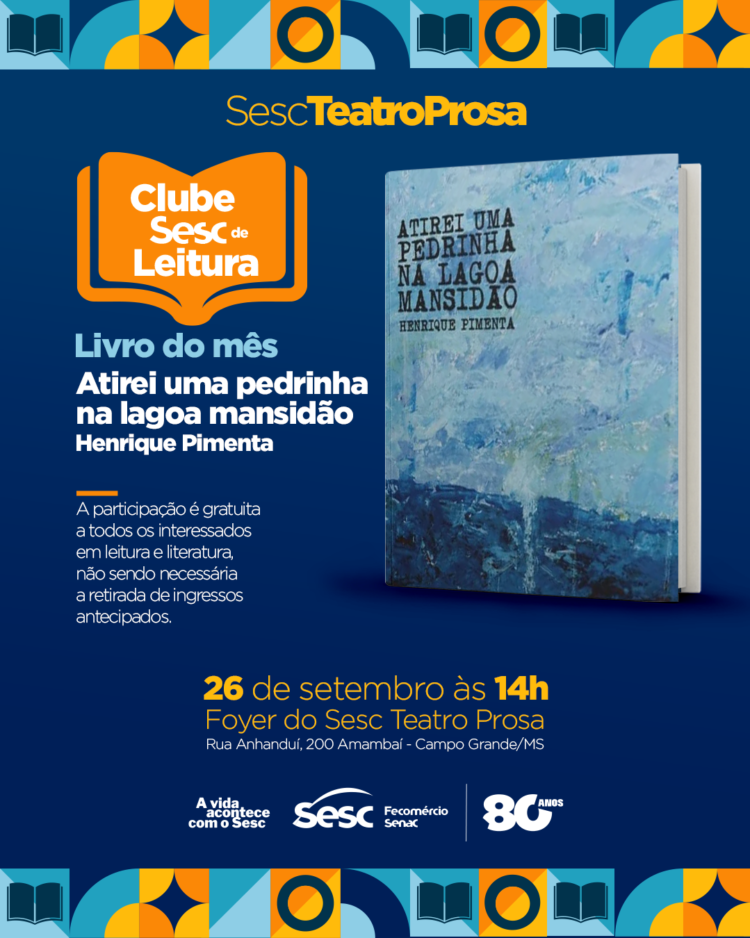 Roda debate obra de Henrique Pimenta sobre medo, absurdo e cotidiano sul-mato-grossense