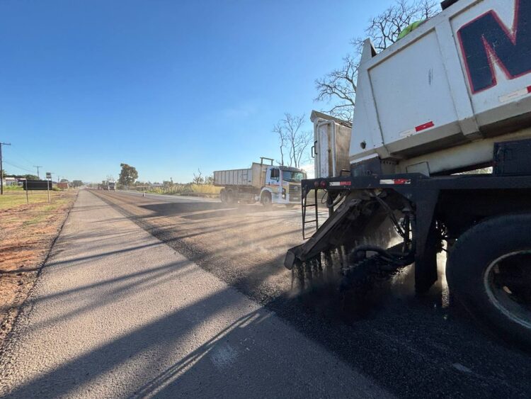 Obras seguem na BR-163 em MS: Motoristas devem ficar atentos às mudanças no tráfego