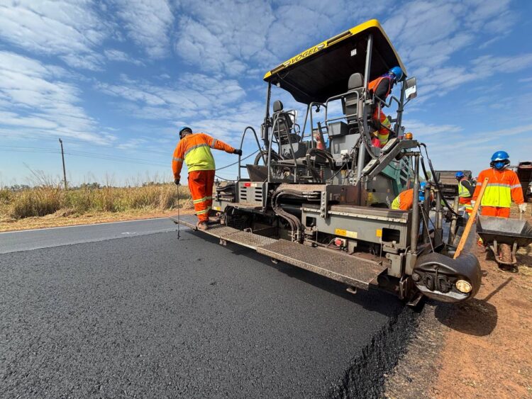 Terça-feira de melhorias: Concessionária mantém obras de ampliação e conservação na BR-163 em MS