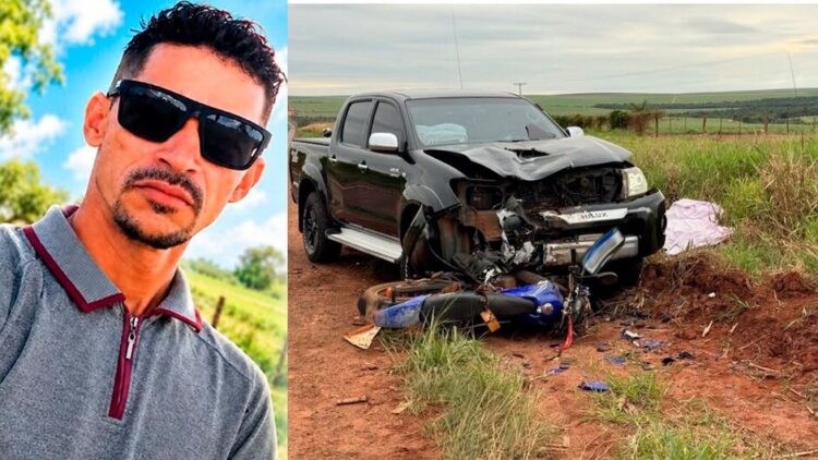Homem morre ao colidir moto de frente com Toyota Hilux em Ivinhema