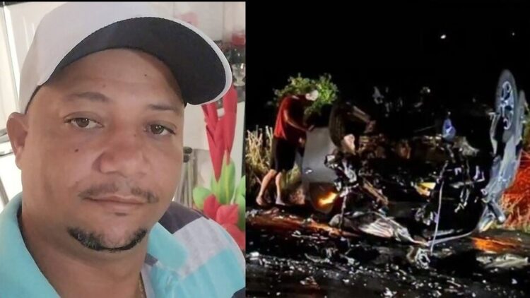 Condutor invade pista contrária colide com Hilux e morre na BR-158 em Aparecida do Taboado