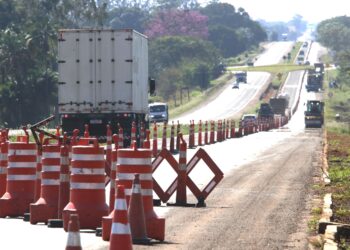 Meio da semana tem obras e conservação na BR-163 em MS. Confira os pontos de atenção:
