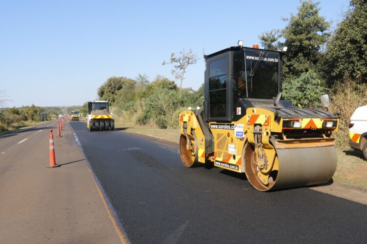Atenção na estrada: BR-163 em MS segue com obras de ampliação e conservação nesta quinta