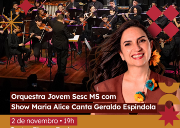 Maria Alice e Orquestra Jovem Sesc MS homenageiam Geraldo Espíndola em concerto gratuito