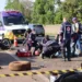 Morre o motociclista que acidentou com caminhonete na BR-163 na Capital na última segunda
