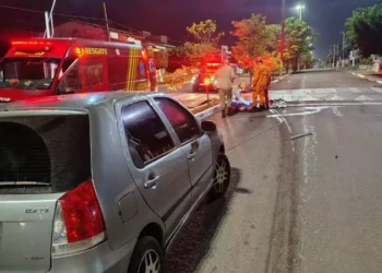 Caída no asfalto, mulher é atropelado por motorista que havia bebido e morre em Corumbá