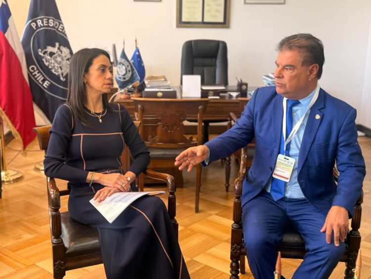 Senador Nelsinho Trad articula no Chile alternativa pelo Pacífico para exportações brasileiras