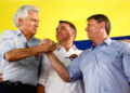 Caiado, Zema e Cury declaram apoio a Flávio Bolsonaro no 2º turno; Renan libera apoiadores do Missão