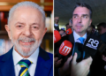 A primeira pesquisa Datafolha de Lula x Flávio após o fim da escala 6×1