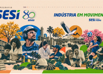 Exposição “Sesi 80 anos: Indústria em Movimento – Do trilho ao bit” celebra trajetória de oito décadas no país