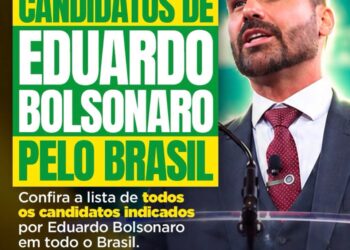 Eduardo Bolsonaro publica lista de apoio a candidatos e aponta Coronel David como seu deputado estadual em MS