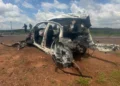 Colisão de carro com carreta na BR-267 mata jovem de 19 anos em Bataguassu