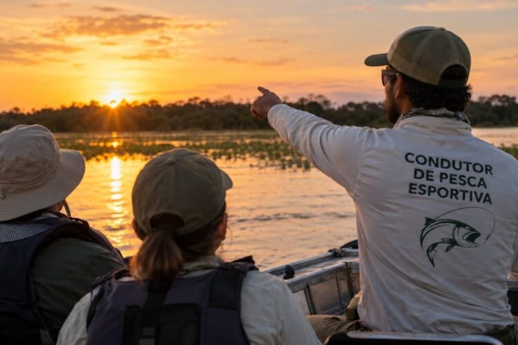 Em Corumbá, curso gratuito forma condutores de pesca esportiva no Pantanal