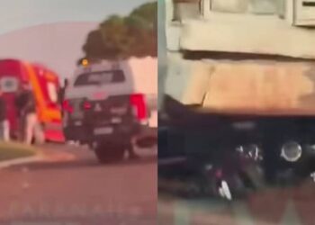 Mulheres que vinham de MG em moto colidem com ônibus e uma morre em Paranaíba