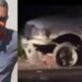 Motociclista entra repentinamente na BR-060, colide com carreta e é arremessado sobre Ranger em Sidrolândia