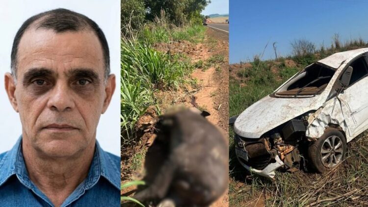 De Cassilândia, Agnaldo morre ao colidir carro cheio de drogas contra anta em Goiás