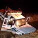Caminhonete cai em valeta, condutor morre e mais 3 ficam feridos em Dourados