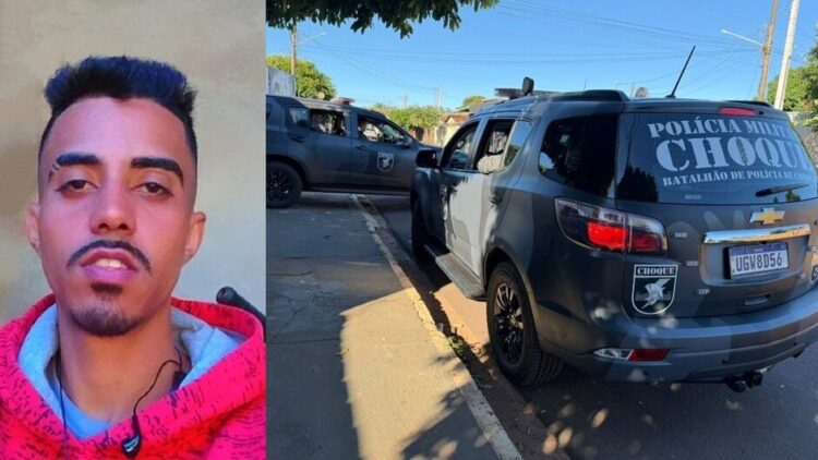 “Vassoura”, possível membro do CV morre em confronto com o Choque em Nova Andradina
